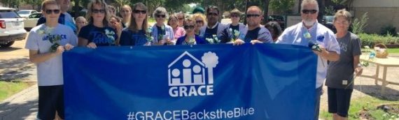 GRACE BACKS THE BLUE