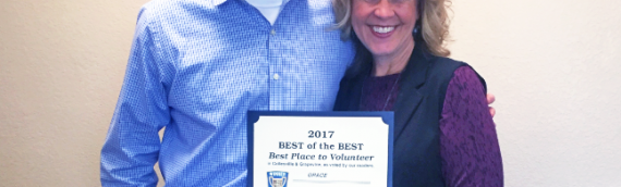 GRACE VOTED ‘BEST PLACE TO VOLUNTEER’