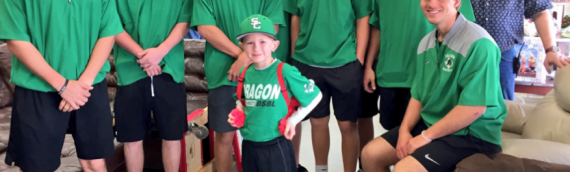 VARSITY DRAGON BASEBALL TEAM IN FOR THE WIN