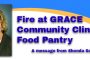 Fire at GRACE Community Clinic and Food Pantry