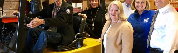GRACE FOOD PANTRY RECEIVES FORKLIFT