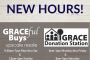 New Hours for GRACEful Buys and Donation Station